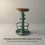 Tabouret de bar de cuisine antique et industriel-1669367481-1665749709