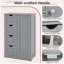 Armoire de salle de bain autoportante l 22 po x H 32 po x P 12 po Sturdivant-1946404014