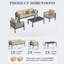 Aluminum Patio 5 Seats Modern Outdoor Furniture With Coffee Table-57847083