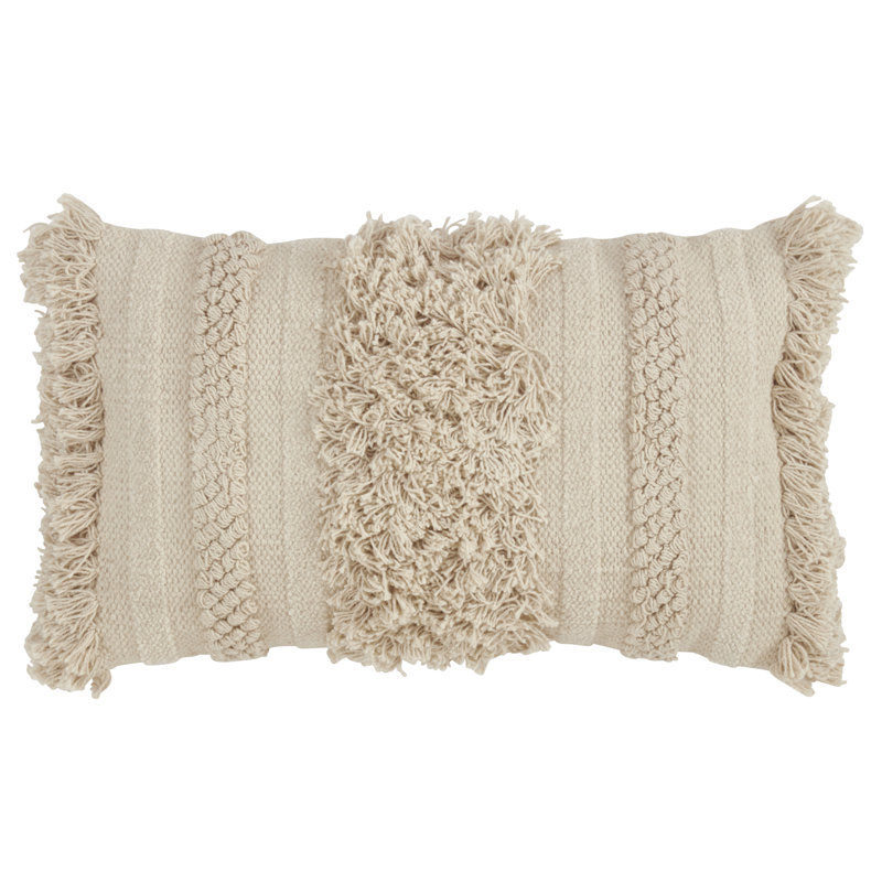 Housse et insert pour coussin lombaire en coton Max, 12 po x 20 po