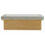 Banc en chenille et bois Trudy-1229495549