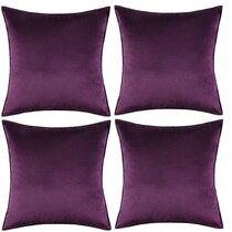 Purple throw pillowS, Luxury Bling Velvet throw pillows – Luxury Window  Treatments