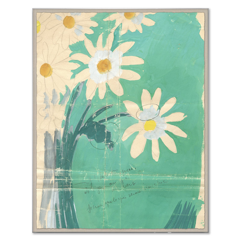 Paule Marrot, Bouquette De Marguerites, Structure transparente