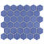 Tribeca 2" Hex Glossy 11-1/8 " x 12-5/8 " Porcelain Mosaic Floor & Wall Tile-1189284530