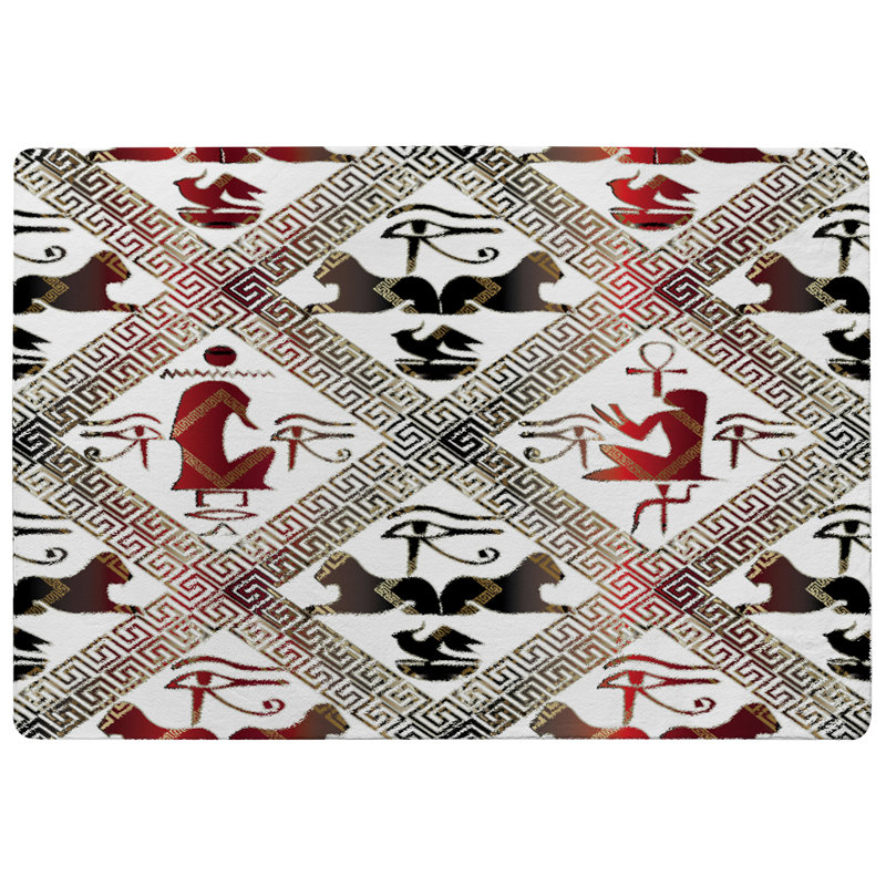Nunley Shag Area Rug, Rectangle 60 x 110cm