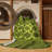 Machine Washable Trellis Green Area Rug-1379653575