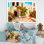 «Little House on the Mountain with Flowers I», peinture sur toile