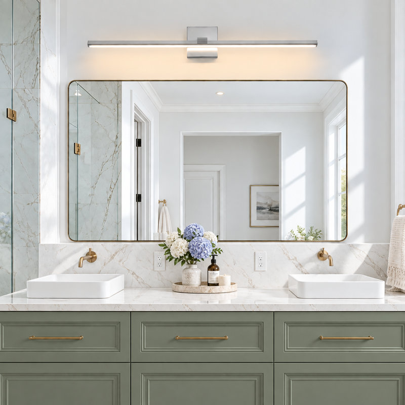 32" Dimmable LED Bath Bar 5cct, Brushed Nickel