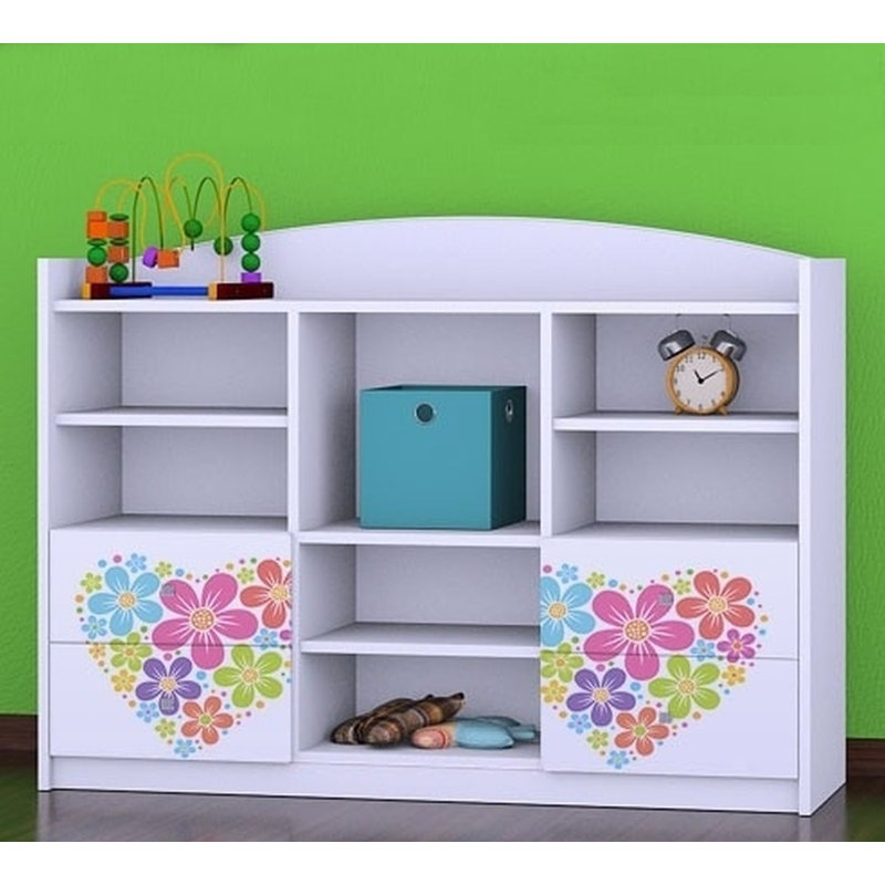 Helen 92cm H X 129cm W Kids Cube, White