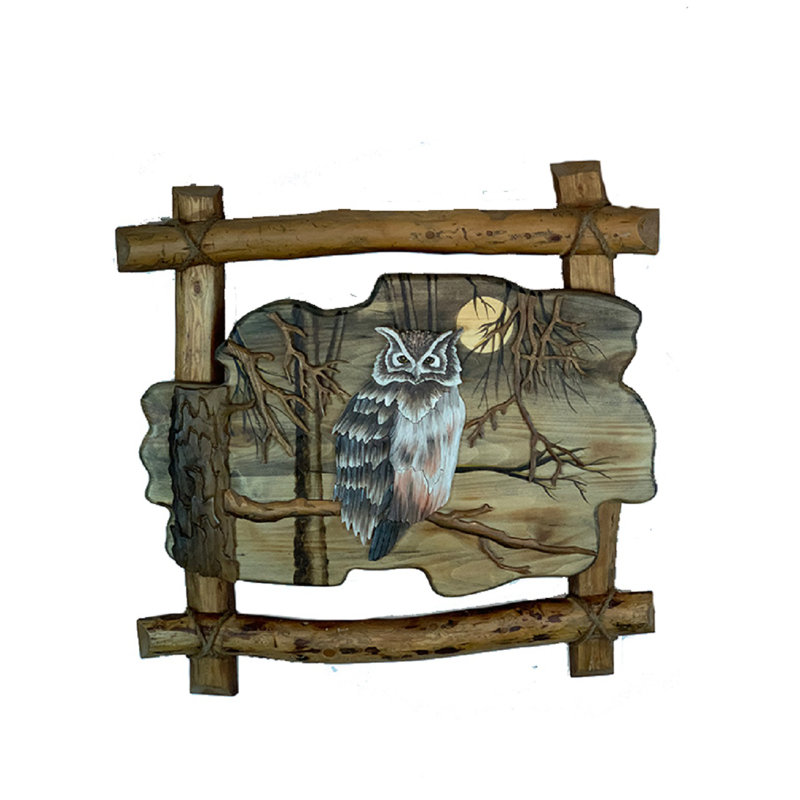 Décoration murale hibou