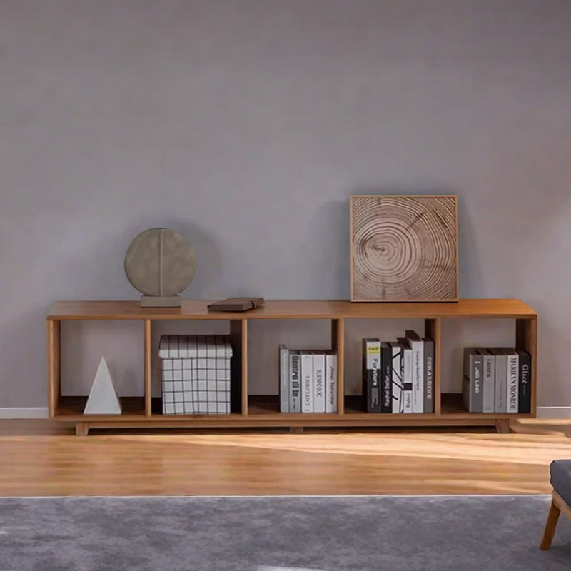 Meuble télé de style simple en bois, 18.11"H x 94.48"L x 14.96"W