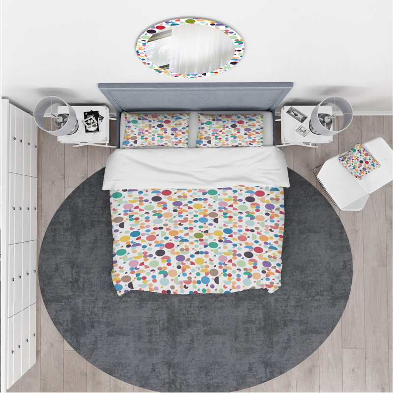 Ensemble de housse de couette mid, Housse de couette très grand + 2 taies décoratives