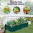 Metal Planter Box Galvanized Raised Garden Bed-1894602863