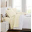 Ensemble de draps plissés à poche extra-large Southshore Fine Linens Vilano, draps en microfibre 21 po avec ourlet plissé, 2 draps-housses, 2 taies d'oreiller, très grand lit, crème-29587733-29587734