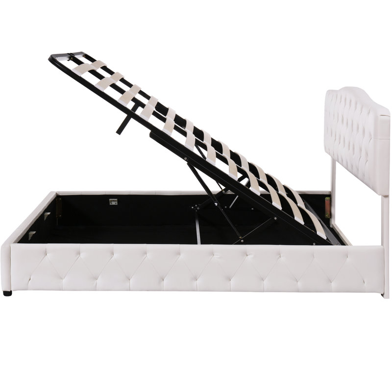 Garbani Upholstered Ottoman Storage Bed, Super King (6')
