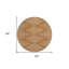 Tapis rond 8 po