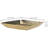 Usman Square Gold Metal Perfume Tray