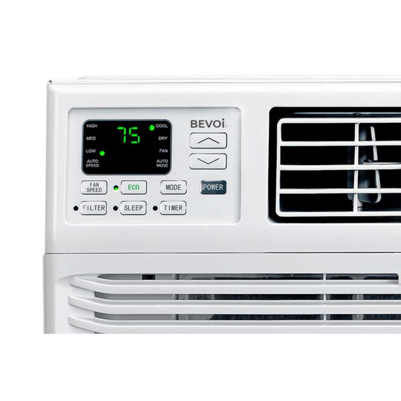 Bevoi 12,000 Btu Easycool Window Air Conditioner With Remote 115V In White