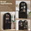 Bibliothèque de ferme avec plateau arqué et armoire de rangement