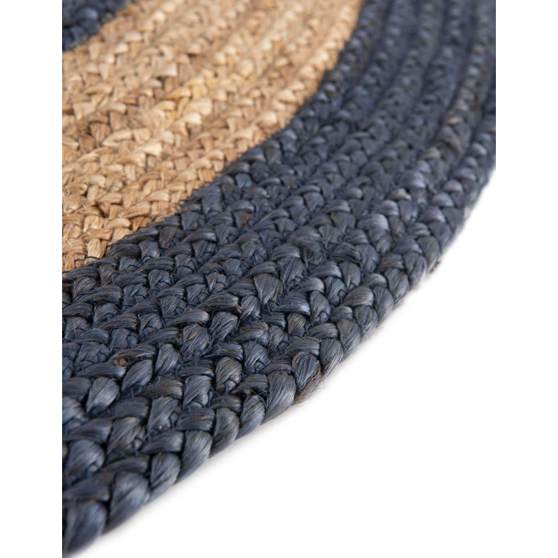 Morane Striped Indoor Rug, Round 8'