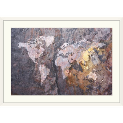 «World Map» par Deschamps, impression