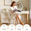 Upholstered Faux Fur Barrel Chair-2102316263