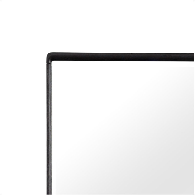 Miroir rectangulaire en bois