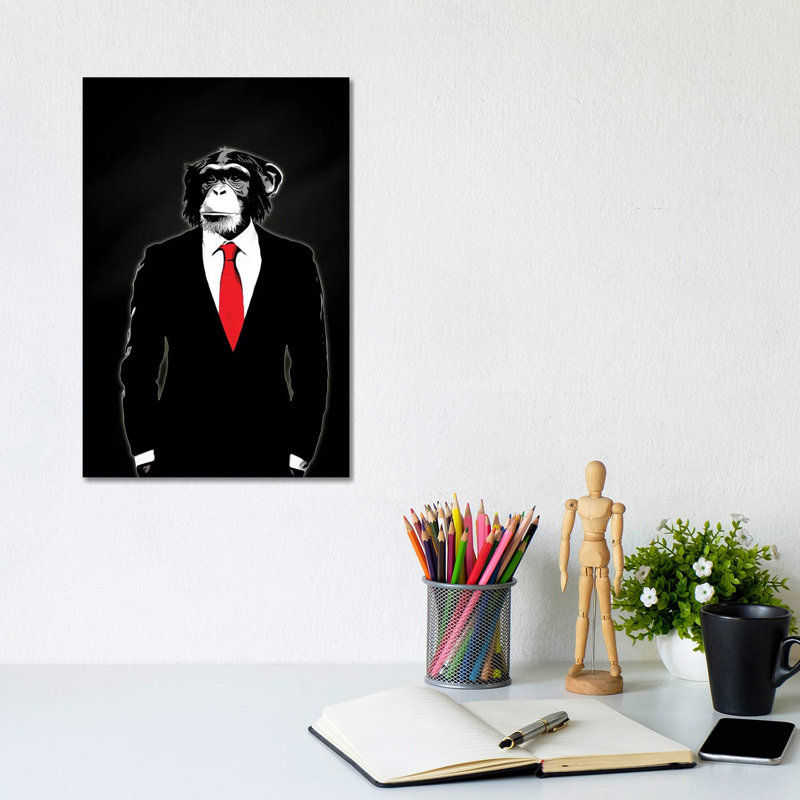 Domesticated Monkey by Nicklas Gustafsson - Wrapped Canvas Print, 20.32 cm H x 30.48 cm W
