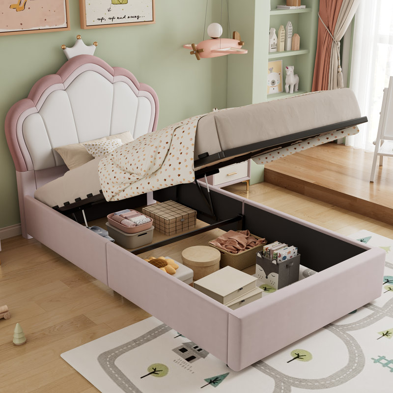 Upholstered Ottoman Bed, 3FT
