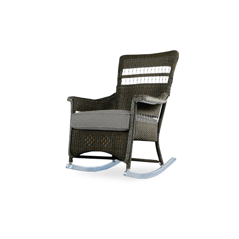 Nantucket Outdoor Rocker Chair, Sandberg Dove, Mink