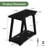 Farmhouse Narrow Side Table, Solid Wood End Table With 2-tier Storage-295733402-300707511