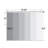 Pine 6-Panel Single Rail Blackout Panel Track Extendable 70"-130"W x 94"H, Panel width 23.5"-87214547