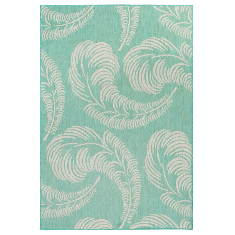 Tapis intérieur / extérieur IOED.01 / OAS./Feathers, Rectangle 5 pi 3 po x 7 pi 7 po