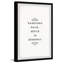 Reproduction d’art textuel sur papier encadrée « style is Eternal »-21667139