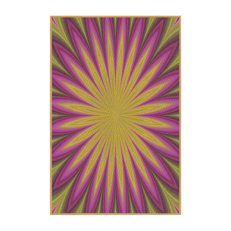 Floral Indoor Rug, Rectangle 5' x 7'