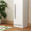 Tall Bathroom Storage Cabinet with 3 Adjustable Shelves, White-344203544
