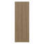 Armoire H 66,9 po, 2 portes, 4 tablettes, chêne naturel / blanc - Chambre