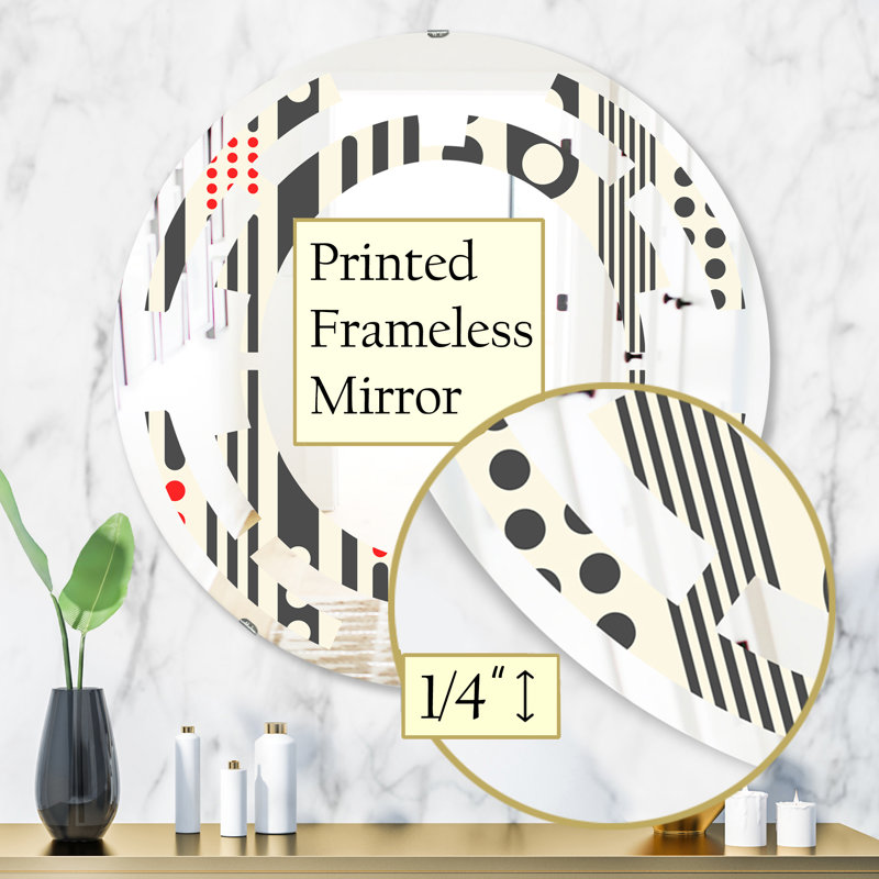 Miroir mural Space, H 31,5 po x l po