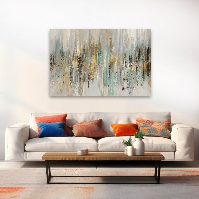 Dripping Gold I, 40" H x 60" W