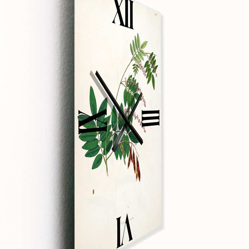 Horloge murale rétro Vintage Botanicals, Petit