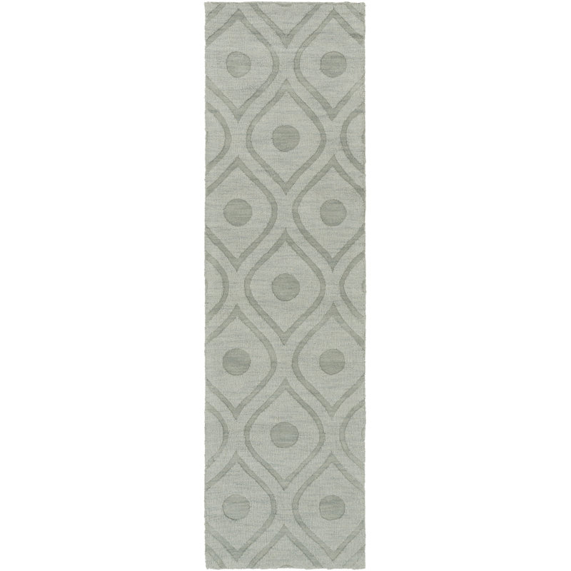 Zora Wool Geometric Indoor Rug, Runner 2'3" x 12'