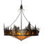 Rustic Lodge 14 - Light Chandelier