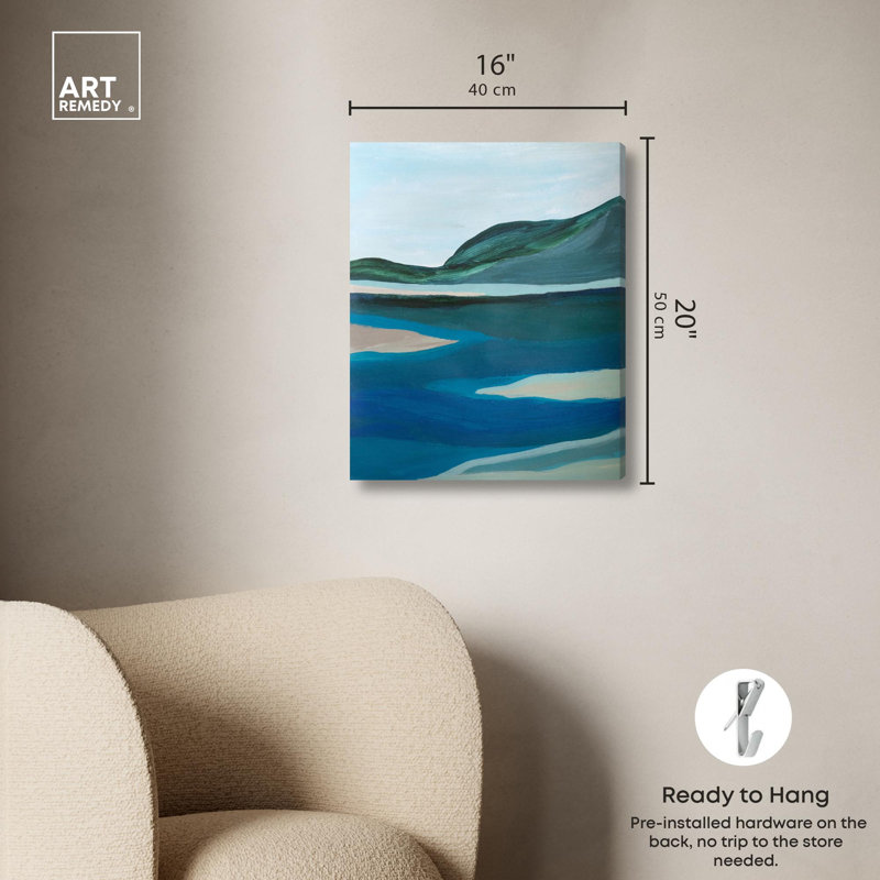 «Summer Time», impression sur toile par Art Remedy, cadre noir, 16 x 20, H 20 po x l 16 po, Toile tendue avec châssis