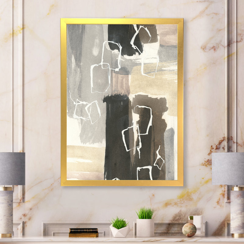 « glam danse shape i »-image image sur toile, Cadre blanc, H 40 po x l 30 po x P 1,5 po