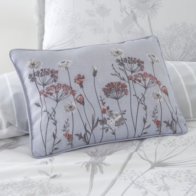 Meadowsweet Floral Cushion with Filling