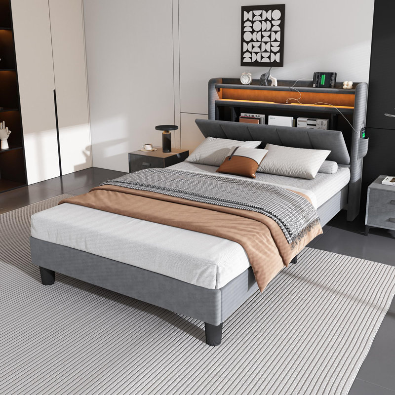 Dajai Upholstered Bed, 96 x 204 cm
