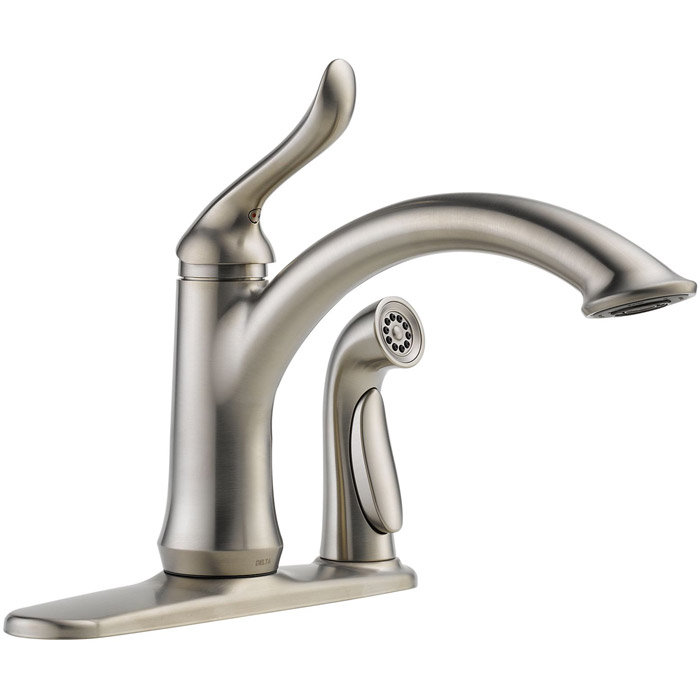 Distributeur d’eau chaud & froid linden à jet d’eau chaude et technologie diamond seal, Inoxydable