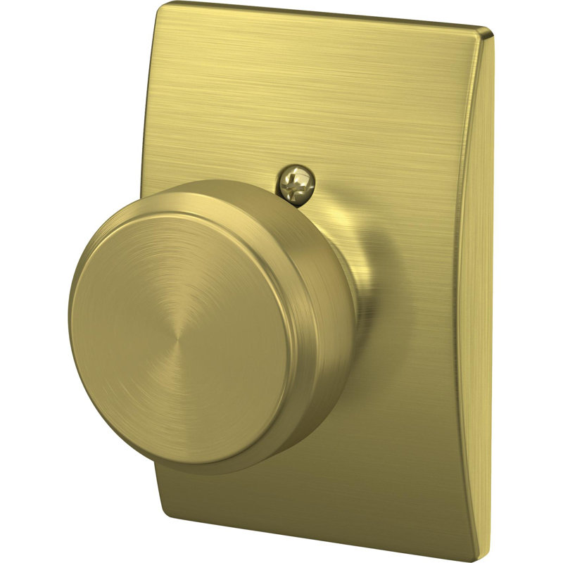 Bowery Single Dummy Door Knob with Century Rosette
