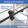 TQP 56"-60" W x 66" H Single Sliding Frameless Shower Door with 3/8"(10mm) glass