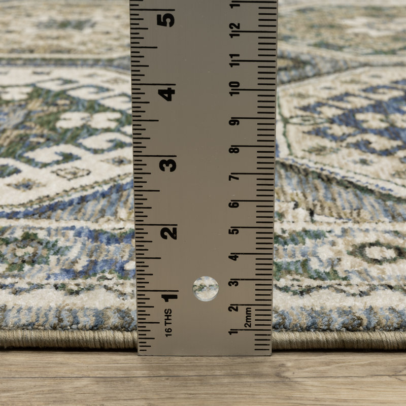 Suhaan Oriental Indoor Rug, Rectangle 6'7" x 9'6"